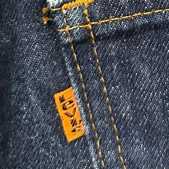 Vintage 1970s Levi’s Orange Tab High Rise Straight Leg Jean Retro Cowgirl Hippie - Picture 8 of 10